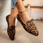 Women's pointed-toe flat shoes from Plush Fashion Hub, casual thin flats perfect for everyday wear, stylish and comfortable footwear.