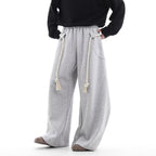 Women’s retro loose-fit sweatpants by Plush Fashion Hub, casualwear with a relaxed fit and vintage-inspired style.
