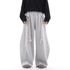Women’s retro loose fit sweatpants from Plush Fashion Hub, casualwear with a relaxed, comfortable style and vintage-inspired design.