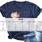 Women’s round neck short sleeve T-shirt from Plush Fashion Hub, casual summer tee with a relaxed fit and soft fabric.