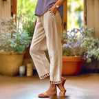 Women’s straight leg casual pants by Plush Fashion Hub, featuring a comfortable fit and versatile style for everyday wear.