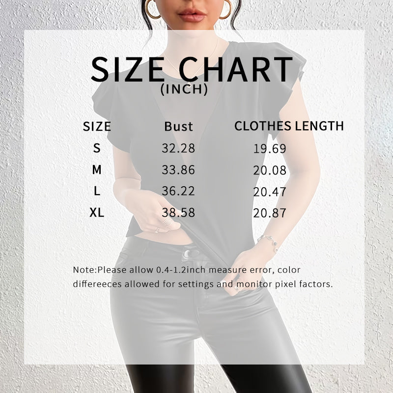 Women’s summer ruffle mesh panel top by Plush Fashion Hub, short sleeve slim fit casual tee blouse with ruffle details.
