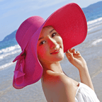 Women’s summer straw hat by Plush Fashion Hub featuring wide brim and woven design, perfect for sun protection and stylish summer wear.