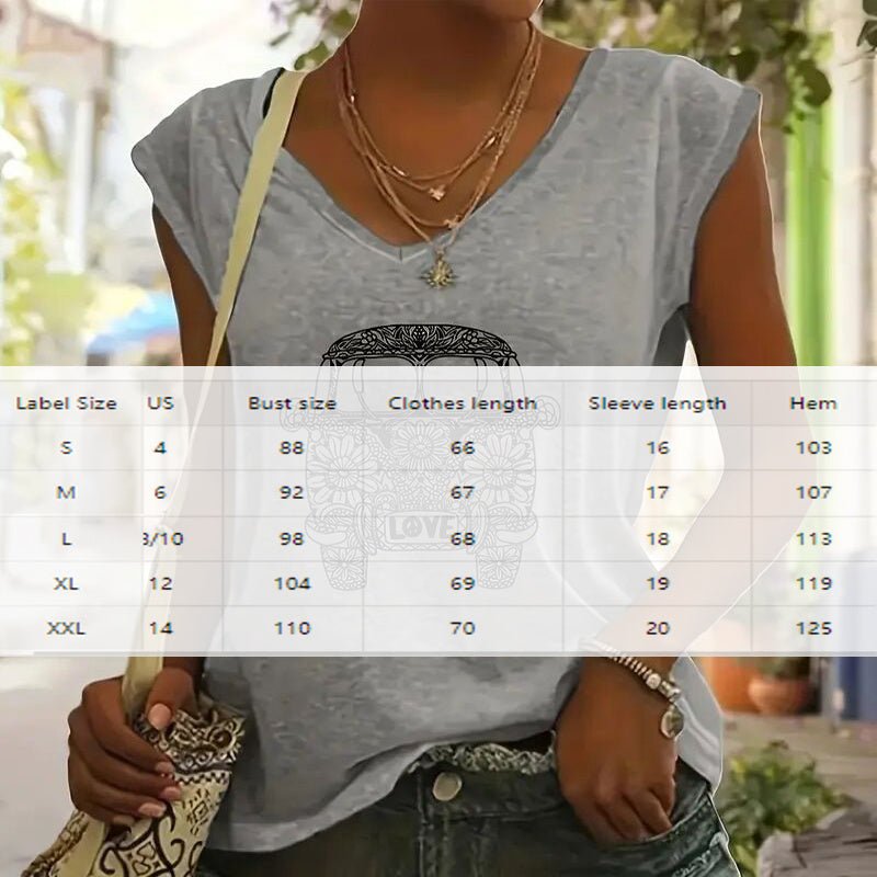 Women’s V-neck short sleeve T-shirt by Plush Fashion Hub, casualwear in soft fabric, stylish and comfortable for everyday wear.