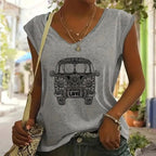Women's V-neck short sleeve casual T-shirt by Plush Fashion Hub, featuring a comfortable fit and classic style.