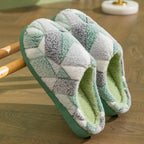 Women’s plush slippers with thick soft soles for autumn and winter, cozy and comfortable footwear from Trendy Attic Store01